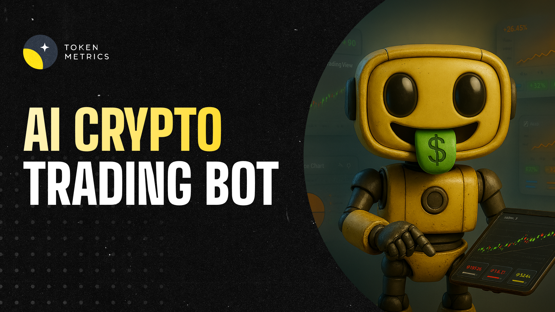 AI-powered grid trading bot overseeing a sideways cryptocurrency market, highlighting strategies, risks, and best practices for passive income in 2025.