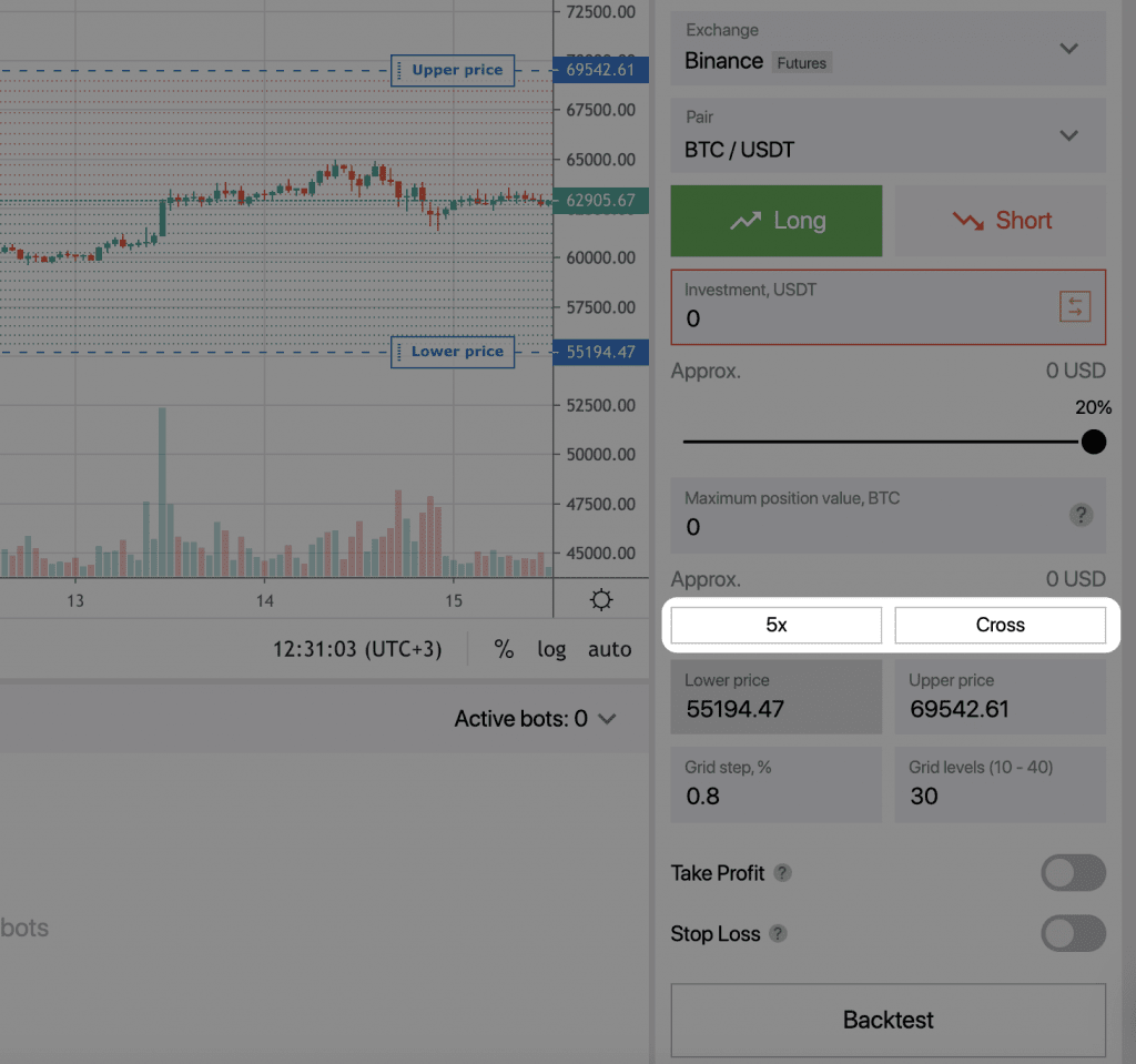 Bitsgap Quantum crypto arbitrage bot interface