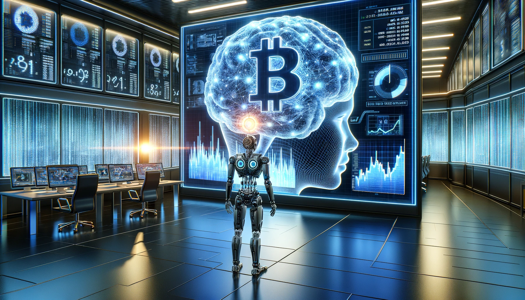 AI analyzing crypto market data